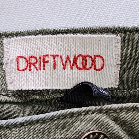 Driftwood Cotton Stretch High Rise Jackie Skinny Button Cuff Jeans - Picture 7 of 9